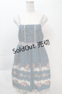 axes femme / プリーツ切替ワンピース  グリーン S-25-10-20-033-AX-OP-HR-ZS