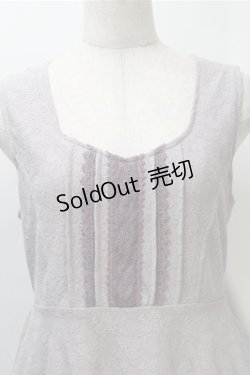 画像3: axes femme / レースノースリーブワンピース  ラベンダー S-25-10-20-034-AX-OP-HR-ZS