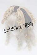 Luxmira / 緞帳リボンカチューシャ”Ouverture”  黒 S-25-10-20-005-LO-AC-HR-ZS