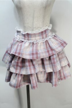 画像1: Ank Rouge / チェックキュロット  ピンク S-25-10-20-054-CA-PA-AS-ZS
