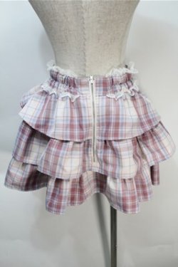 画像2: Ank Rouge / チェックキュロット  ピンク S-25-10-20-054-CA-PA-AS-ZS
