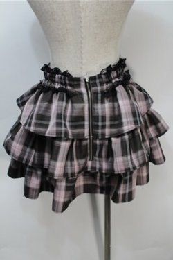 画像2: Ank Rouge / チェックキュロット  ピンク S-25-10-20-055-CA-PA-AS-ZS