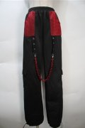 ACDC RAG / ビビッドグルーミー メッシュパンツ  黒 S-25-10-20-057-PU-PA-AS-ZS