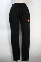 HYPER CORE / 刺繍入りパンツ  黒 S-25-10-20-059-PU-TS-HR-ZS