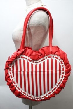 画像2: Angelic Pretty / Whip Dollバッグ  赤ｘ白 S-25-10-20-009-AP-BG-HR-ZS