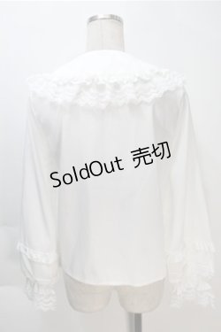 画像2: LOLITA / レース襟ブラウス  白 S-25-10-20-011-LO-TO-HR-ZS