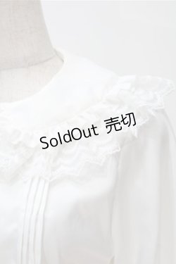 画像3: LOLITA / レース襟ブラウス  白 S-25-10-20-011-LO-TO-HR-ZS