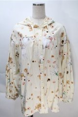 PINK HOUSE / クッキーラビッツフード付きブラウス  アイボリー S-25-10-20-013-LO-TO-HR-ZS