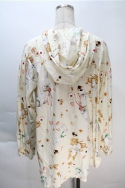 画像2: PINK HOUSE / クッキーラビッツフード付きブラウス  アイボリー S-25-10-20-013-LO-TO-HR-ZS