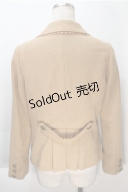 画像2: axes femme / ファー襟ジャケット  ブラウン S-25-10-20-014-AX-CO-HR-ZS