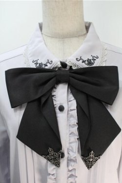 画像3: axes femme / リボン付きブラウス  ラベンダー S-25-10-20-016-AX-BL-HR-ZS