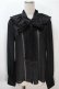 画像1: axes femme kawaii / レースボータイフリルブラウス  黒 S-25-10-20-019-AX-BL-HR-ZS (1)