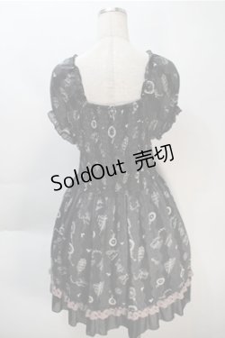 画像2: axes femme / ティータイムメルヘンチュニ  黒 S-25-10-20-023-AX-OP-HR-ZS