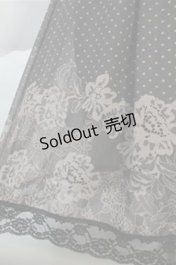 画像4: axes femme / レース柄プリントワンピース  黒 S-25-10-20-024-AX-OP-HR-ZS