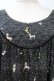 画像4: Franche Lippee / 総柄カットソー  黒 S-25-10-21-003-LO-TO-AS-ZS (4)