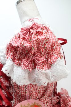 画像3: BABY,THE STARS SHINE BRIGHT / Floriana Ribbonジャンパースカート  赤 S-25-10-21-030-BA-OP-AS-ZS