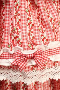 画像7: BABY,THE STARS SHINE BRIGHT / Floriana Ribbonジャンパースカート  赤 S-25-10-21-030-BA-OP-AS-ZS