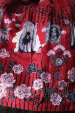 画像6: ALICE and the PIRATES / Vampire Prelude柄ワンピース  エンジｘ黒 S-25-10-21-031-PA-OP-AS-ZS (6)