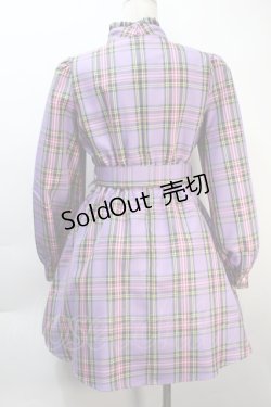 画像2: Ank Rouge / Bigリボンワンピース  ラベンダー S-25-10-21-034-CA-OP-HR-ZS