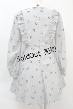 画像2: Ank Rouge / チェリーフロッキーワンピース  グレー S-25-10-21-037-CA-OP-HR-ZS
