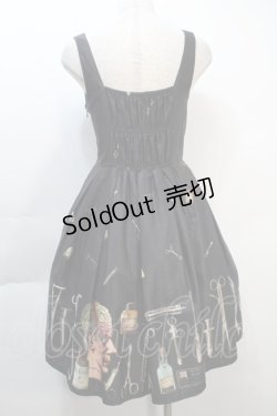 画像2: Violet Fane / Asylumジャンパースカート  黒 S-25-10-21-039-EL-OP-HR-ZS