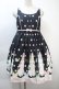画像1: Angelic Pretty / マシュマロバニー襟付ジャンパースカート  黒 S-25-10-21-040-AP-OP-AS-ZS (1)