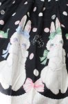 画像3: Angelic Pretty / マシュマロバニー襟付ジャンパースカート  黒 S-25-10-21-040-AP-OP-AS-ZS (3)