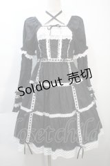 BABY,THE STARS SHINE BRIGHT / はわせドールワンピース&ヘッドドレスセット  黒 S-25-10-21-043-BA-OP-AS-ZS