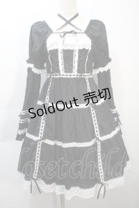 BABY,THE STARS SHINE BRIGHT / はわせドールワンピース&ヘッドドレスセット  黒 S-25-10-21-043-BA-OP-AS-ZS