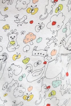 画像3: Franche Lippee / 総柄カットソー  オフ S-25-10-21-005-LO-TO-AS-ZS