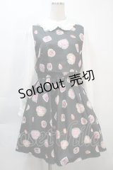 Ank Rouge / Heart Jewelワンピース  黒 S-25-10-21-045-CA-OP-HR-ZS