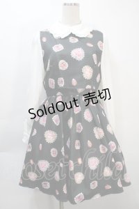 Ank Rouge / Heart Jewelワンピース  黒 S-25-10-21-045-CA-OP-HR-ZS