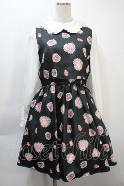 画像1: Ank Rouge / Heart Jewelワンピース  黒 S-25-10-21-045-CA-OP-HR-ZS