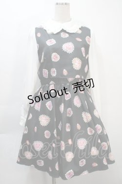 画像1: Ank Rouge / Heart Jewelワンピース  黒 S-25-10-21-045-CA-OP-HR-ZS