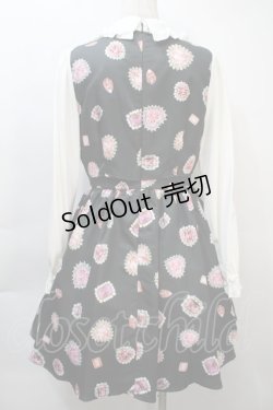 画像2: Ank Rouge / Heart Jewelワンピース  黒 S-25-10-21-045-CA-OP-HR-ZS