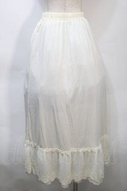 画像2: axes femme / 薔薇レースロングペチスカート  アイボリー S-25-10-21-052-AX-SK-HR-ZS