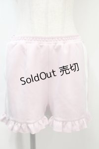 DearMyLove / ジャージフリルショートパンツ  ピンク S-25-10-21-056-EL-PA-AS-ZS