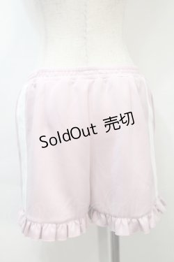 画像2: DearMyLove / ジャージフリルショートパンツ  ピンク S-25-10-21-056-EL-PA-AS-ZS