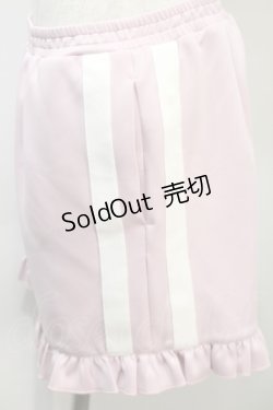 画像3: DearMyLove / ジャージフリルショートパンツ  ピンク S-25-10-21-056-EL-PA-AS-ZS