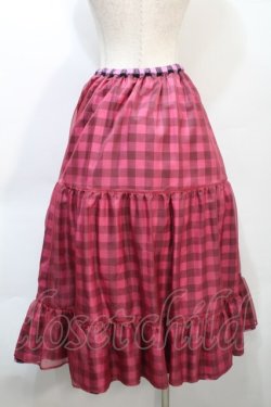 画像2: MILK / Dollyリバーシブルスカート  ピンクｘ赤 S-25-10-21-057-ML-SK-HR-ZS