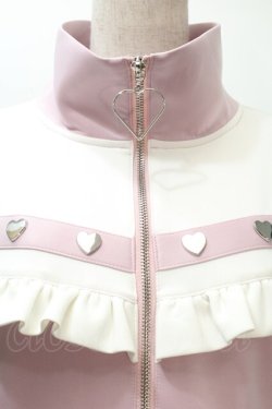 画像4: DearMyLove / フリルたっぷりメイドジャージワンピース  ピンク S-25-10-21-015-EL-OP-AS-ZS