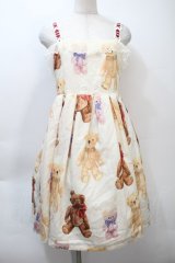 Leur Getter / Teddy Friendsキャミワンピース  オフ S-25-10-21-019-LU-OP-AS-ZS