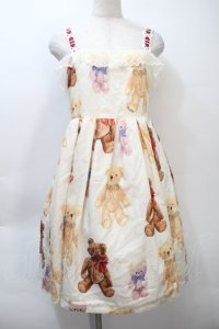 Leur Getter / Teddy Friendsキャミワンピース  オフ S-25-10-21-019-LU-OP-AS-ZS