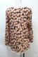 画像2: Franche Lippee / 総柄カットソー  黒 S-25-10-21-002-LO-TO-AS-ZS (2)