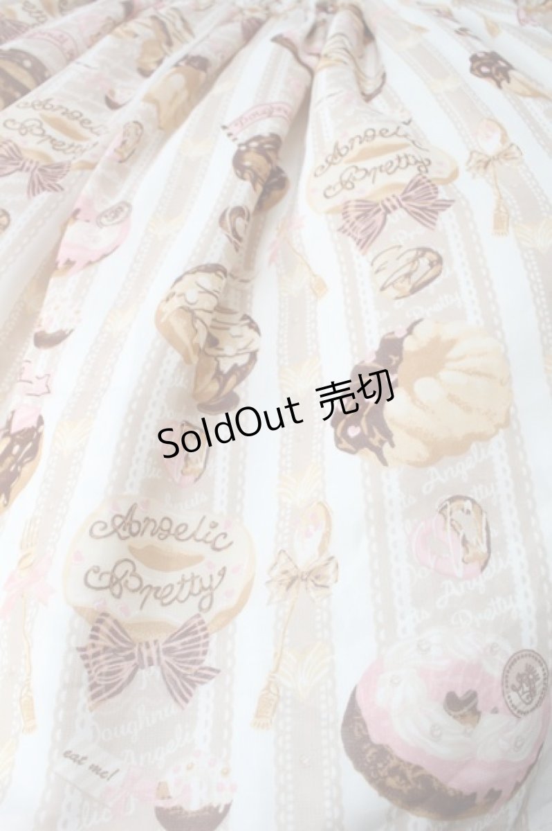 画像6: Angelic Pretty / Melty Creamドーナツラウンドジャンパースカート  ベージュ S-25-10-21-020-AP-OP-AS-ZS (6)