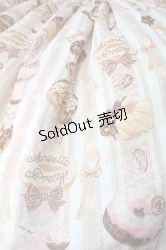 画像6: Angelic Pretty / Melty Creamドーナツラウンドジャンパースカート  ベージュ S-25-10-21-020-AP-OP-AS-ZS (6)