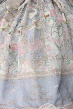 画像5: BABY,THE STARS SHINE BRIGHT / SA・KU・RA色のTea Time柄Orientalカラーワンピース  サックス S-25-10-21-023-BA-OP-AS-ZS