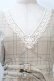 画像3: axes femme POETIQUE / Vネックレトロワンピ  ベージュ S-25-10-21-025-AX-OP-HR-ZS (3)