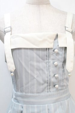 画像4: axes femme / 蝶刺繍ストライプワンピース  ミント S-25-10-21-026-AX-OP-HR-ZS