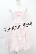 BABY,THE STARS SHINE BRIGHT / なかよしくみゃちゃんはちみつ大好き柄ソフィージャンパースカート  ピンク S-25-10-21-027-BA-OP-AS-ZS